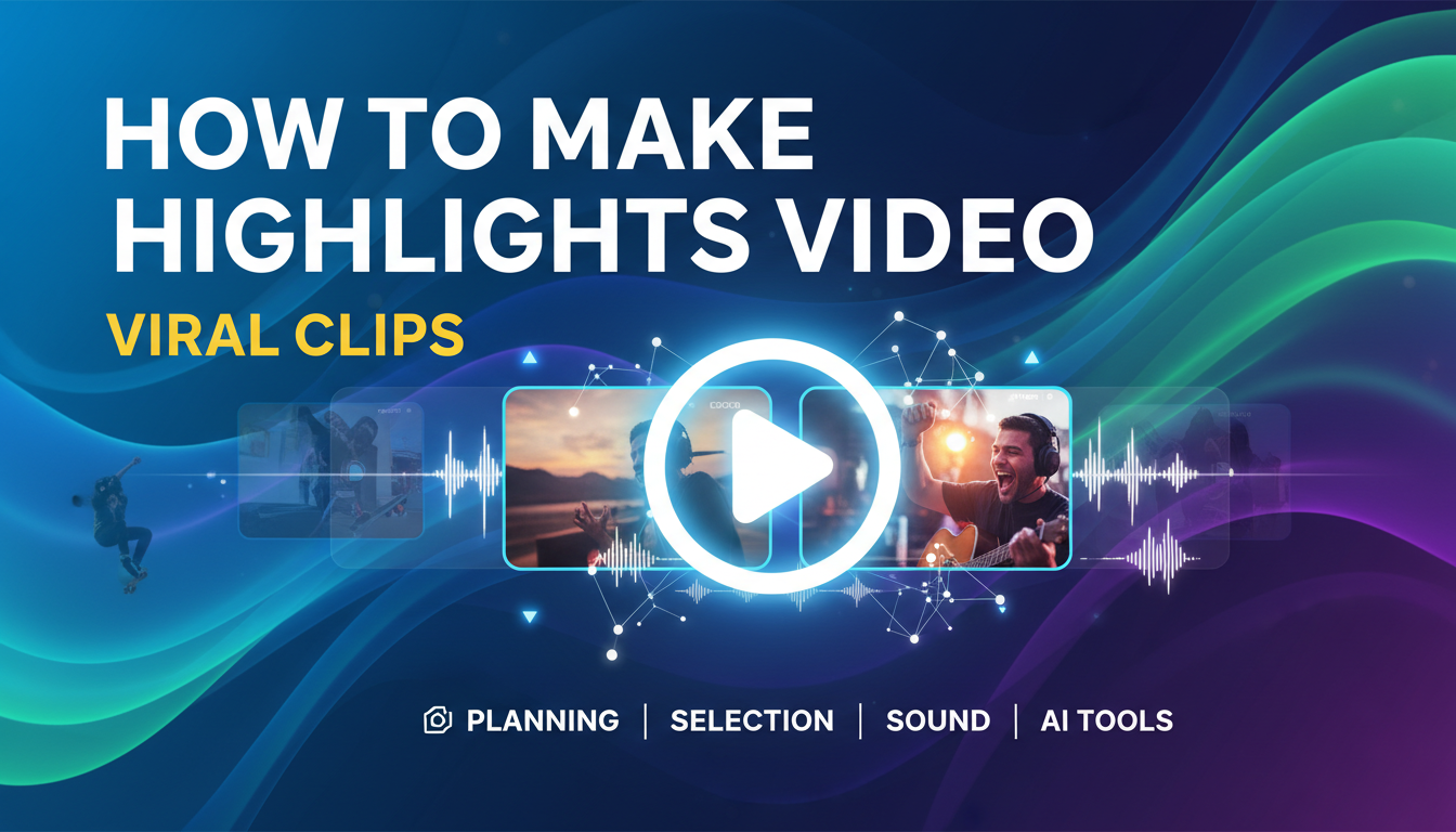 How to Make Highlights Video: how to make highlights video for viral clips